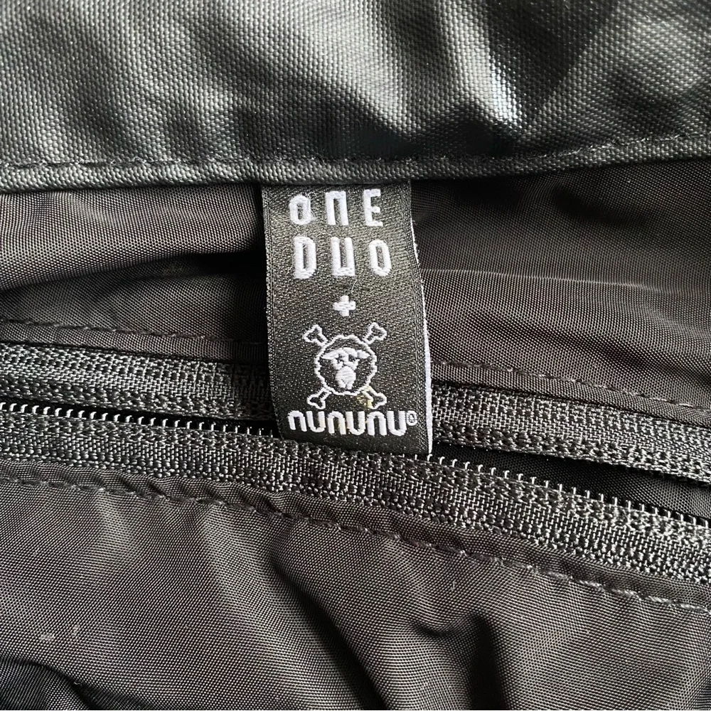 One Duo x Nununu Black Diaper Bag Backpack with Stars